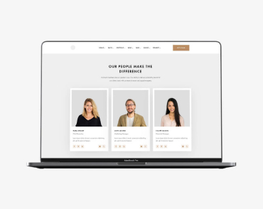Website main page